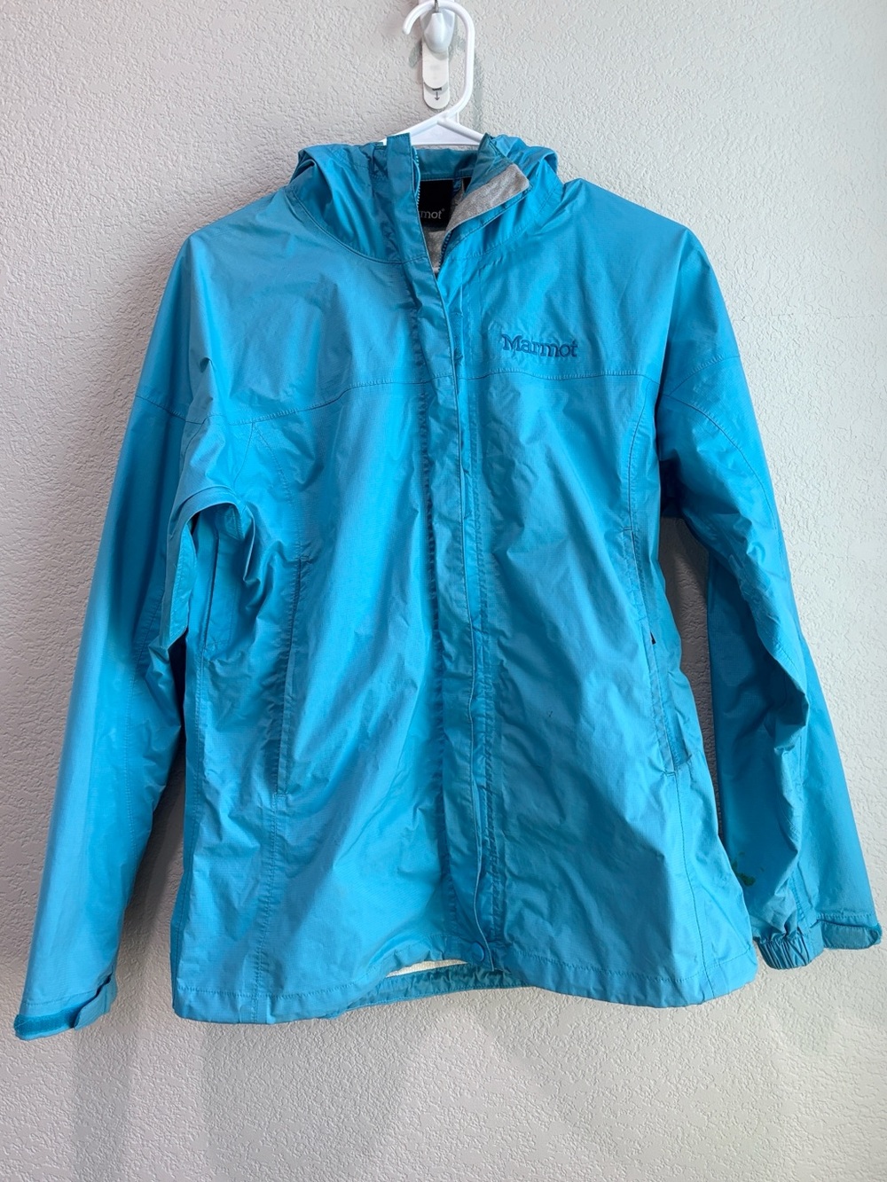 Marmot Rain Jacket Shell Windbreaker Blue Women’s Medium